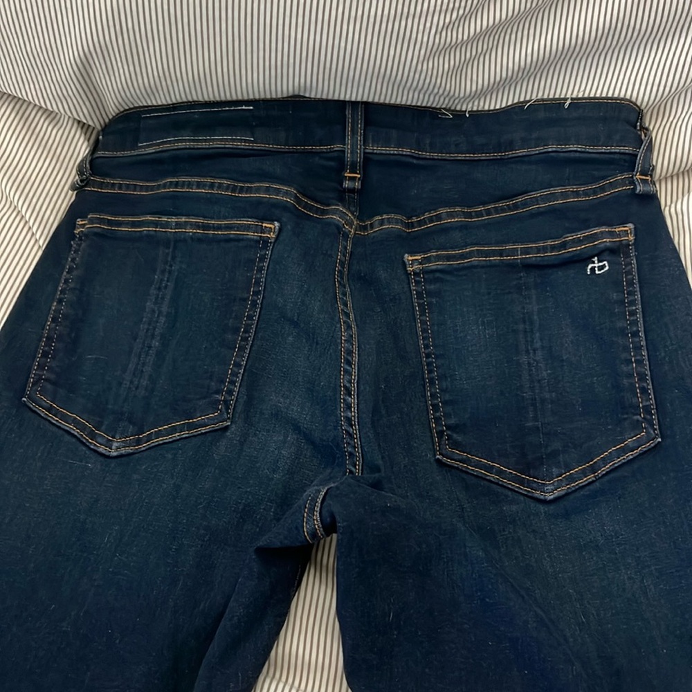 Rag and bone mid-rise cate skinny jeans